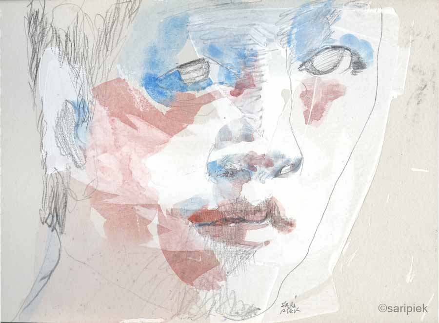 saripiek2021 Tekening  sightless hoofd 002